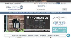 Desktop Screenshot of 1stoplightingpro.com
